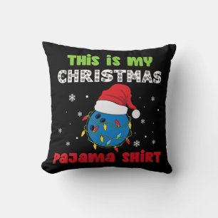 Das ist mein Weihnachts-Pajama-Bowling-Spaß Kissen