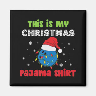 Das ist mein Weihnachts-Pajama-Bowling-Spaß Magnet