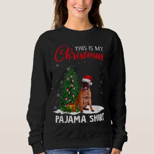Das ist mein Weihnachts Pajama Bullmastiff Xmas Do Sweatshirt