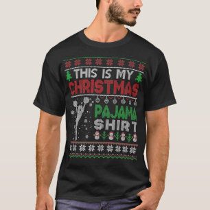Das ist mein Weihnachts Pajama Cheerleading Ugly S T-Shirt