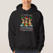 Das ist mein Weihnachts-Pajama Chihuahua Hoodie (Vorderseite)