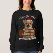 Das ist mein Weihnachts-Pajama-Chihuahua-Hund-Mama Sweatshirt (Vorderseite)