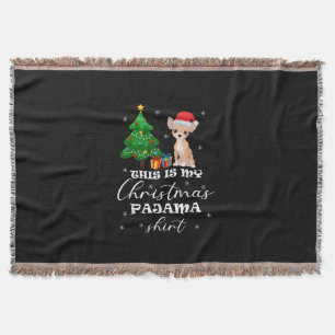 Das ist mein Weihnachts-Pajama-Chihuahua-Kostüm Sa Decke