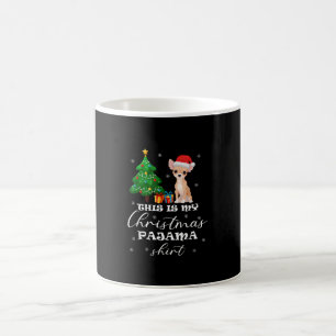 Das ist mein Weihnachts-Pajama-Chihuahua-Kostüm Sa Kaffeetasse