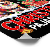 Das ist mein Weihnachts Pajama Corgi Hund Lover Xm Poster (Ecke)