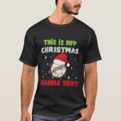 Das ist mein Weihnachts-Pajama-Cricket-Funny T-Shirt (Vorderseite)