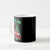 Das ist mein Weihnachts Pajama Doberman Dog Lover Kaffeetasse (Vorderseite Links)