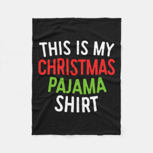 Das ist mein Weihnachts Pajama Erwachsenen Xmas Pj Fleecedecke