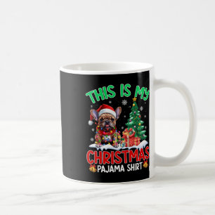 Das ist mein Weihnachts-Pajama-Französisch-Bulldog Kaffeetasse