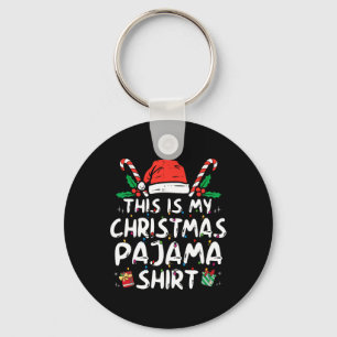 Das ist mein Weihnachts Pajama Fun Xmas Pjs Männer Schlüsselanhänger
