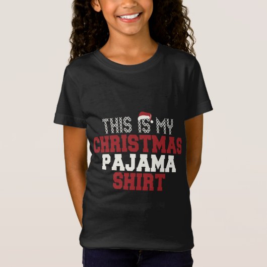 Das ist mein Weihnachts-Pajama Funny Santa PJ T-Shirt (Vorderseite)