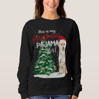 Das ist mein Weihnachts Pajama Funny Shiba Inu Dog Sweatshirt