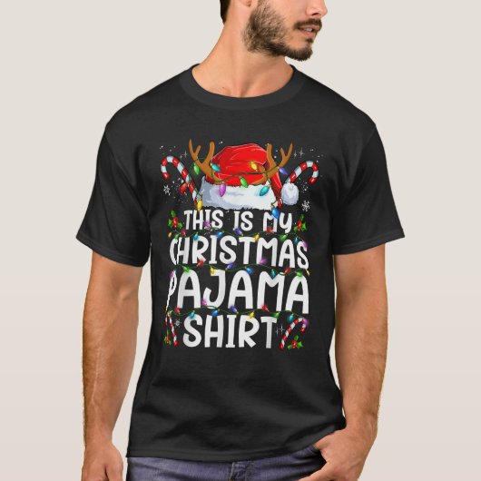 Das ist mein Weihnachts Pajama Funny Xmas PJs Men T-Shirt (Vorderseite)