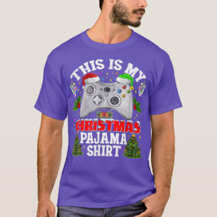 Das ist mein Weihnachts-Pajama-Gamer-Videospiel Lo T-Shirt