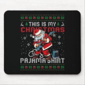 Das ist mein Weihnachts-Pajama-Gitarre zu Weihnach Mousepad (Vorne)