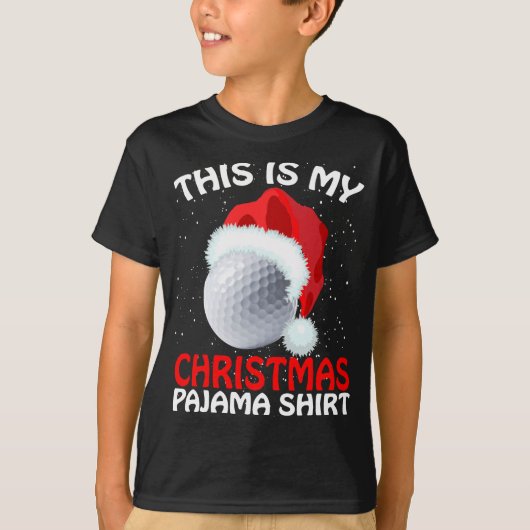 Das ist mein Weihnachts-Pajama-Golf - Golf Weihnac T-Shirt (Vorderseite)