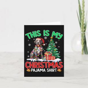 Das ist mein Weihnachts Pajama Great Dane Dovers L Karte