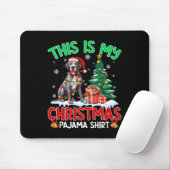 Das ist mein Weihnachts Pajama Great Dane Dovers L Mousepad (Mit Mouse)