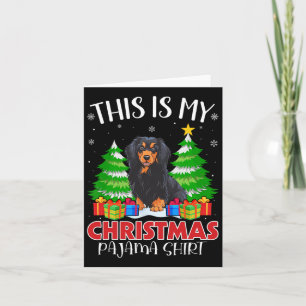 Das ist mein Weihnachts Pajama Havanese Dog Xmas P Karte