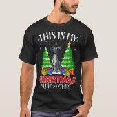 Das ist mein Weihnachts Pajama Italienischer Windh T-Shirt (Vorderseite)