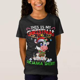 Das ist mein Weihnachts-Pajama-Kuh-Rentierweihnach T-Shirt