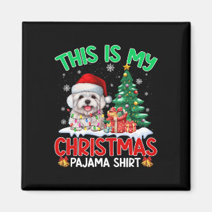 Das ist mein Weihnachts Pajama Maltese Dog Lovers Magnet