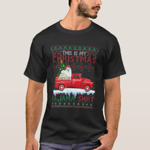 Das ist mein Weihnachts Pajama Maltese Hund Ugly X T-Shirt