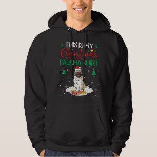 Das ist mein Weihnachts-Pajama-Mops Lover Dog-Gesc Hoodie