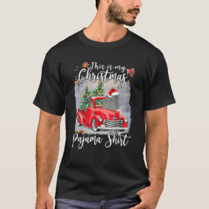 Das ist mein Weihnachts Pajama Puli Hund Truck Xma T-Shirt