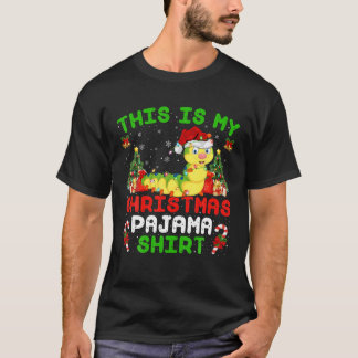 Das ist mein Weihnachts-Pajama-Raupe T-Shirt