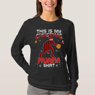Das ist mein Weihnachts-Pajama Red Kariert Basketb T-Shirt
