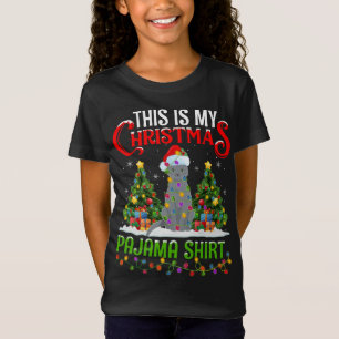 Das ist mein Weihnachts Pajama Russisch Blue Cat C T-Shirt