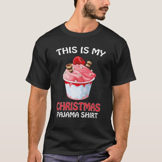 Das ist mein Weihnachts Pajama Santa Ice Creme Fun T-Shirt (Vorderseite)