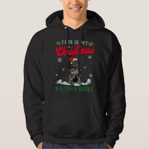Das ist mein Weihnachts-Pajama Schnauzer-Hund Hoodie