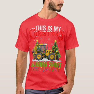 Das ist mein Weihnachts-Pajama-Schneeflocken T-Shirt