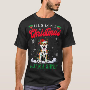 Das ist mein Weihnachts Pajama Shiba Inu Dog T-Shirt
