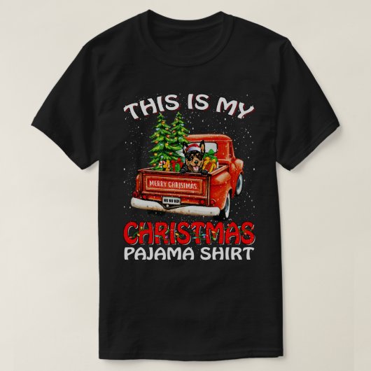 Das ist mein Weihnachts-Pajama-Shirt Australian Ke T-Shirt (Design vorne)