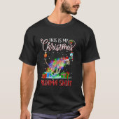 Das ist mein Weihnachts-Pajama-Shirt Cheeta-Weihna T-Shirt (Vorderseite)