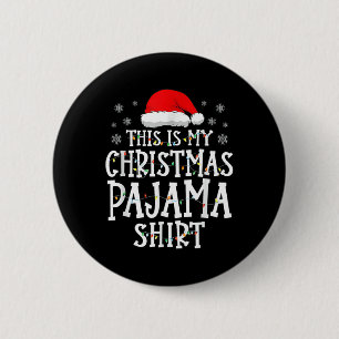 Das ist mein Weihnachts Pajama Shirt Funny Xmas Pj Button