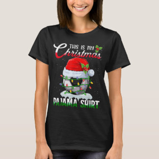 Das ist mein Weihnachts-Pajama-Shirt-Fußball-Catch T-Shirt