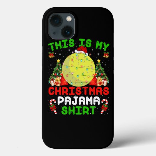 Das ist mein Weihnachts-Pajama-Shirt-Hockey-Chor Case-Mate iPhone Hülle (Rückseite)