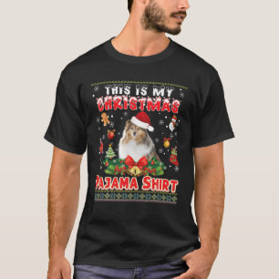 Das ist mein Weihnachts-Pajama-Shirt Sheltie Dog U T-Shirt