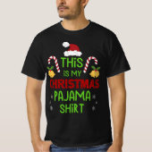 Das ist mein Weihnachts-Pajama-Shirt T-Shirt (Vorderseite)