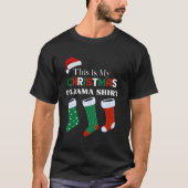 Das ist mein Weihnachts-Pajama-Shirt-T - Shirt (Vorderseite)