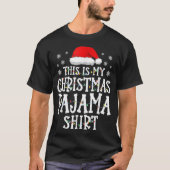 Das ist mein Weihnachts-Pajama-Shirt-Weihnachts-Li T-Shirt (Vorderseite)