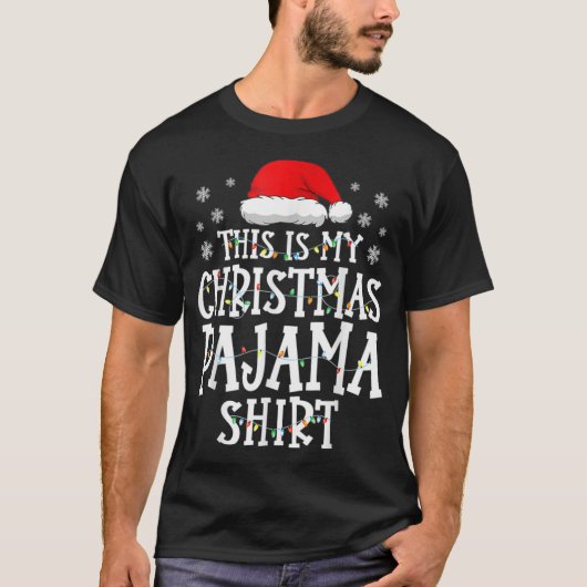 Das ist mein Weihnachts-Pajama-Shirt-Weihnachts-Li T-Shirt (Vorderseite)