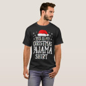 Das ist mein Weihnachts-Pajama-Shirt-Weihnachts-Li T-Shirt (Vorne ganz)