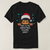 Das ist mein Weihnachts-Pajama-Shirt Xmas-Sweater T-Shirt (Design vorne)