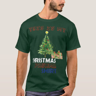 Das ist mein Weihnachts-Pajama-Snow-Weihnachtsbaum T-Shirt