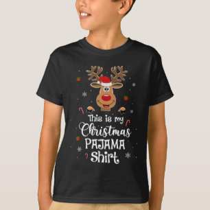 Das ist mein Weihnachts-Pajama-Spaß-Weihnachtsbaum T-Shirt